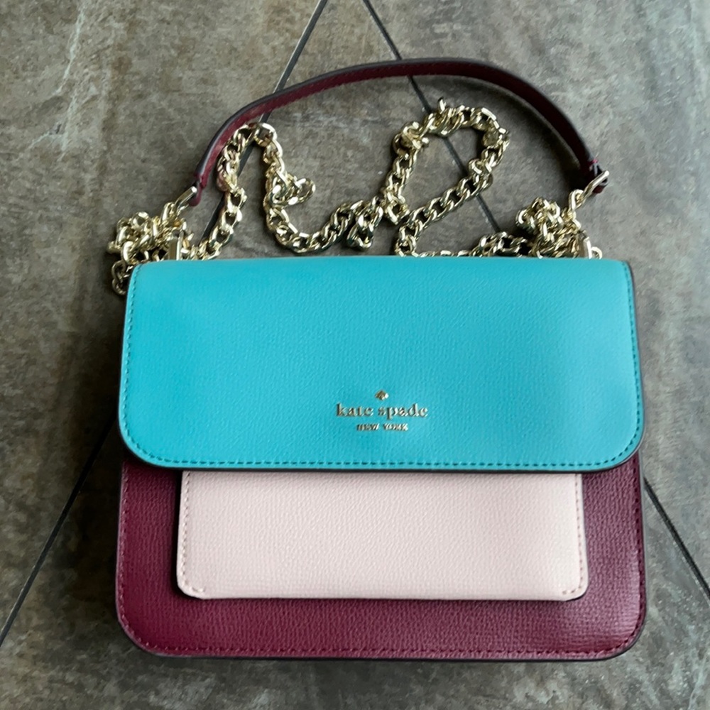 Kate Spade remi colorblock flap chain crossbody